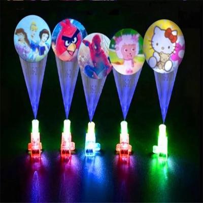 China For Kids and Adult LED Night Lights Glow Party Luminescent Happy Kids Ring Light Lamp Color Finger Flashing Toys for sale