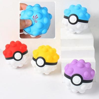 China China Game 3D Ball Bouncing Person Toys Ppoper Push Squishy Bubble Dimple Stress Ball Anti Stress Simple Squeeze Toys Children for sale