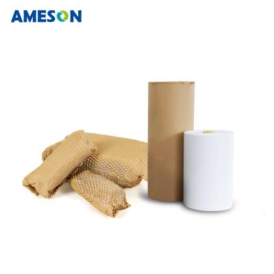 China Eco Friendly Recycled Materials PaperEZ Honeycomb Kraft Paper Cushion Packaging Wrapping Protection for sale