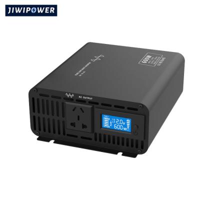 China Home appliace/office equipment/solar system/RV 600W 12V 24V 48V DC to AC pure sine wave inverter with LCD display for sale