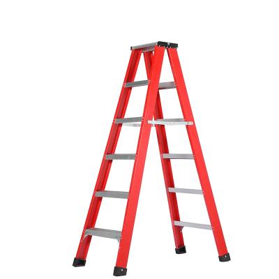 China Folding Ladders Combination Step Extension Ladder Fiberglass, High Strength Heavy Duty Fiberglass Ladders, Fiberglass Double Side Step Ladder for sale