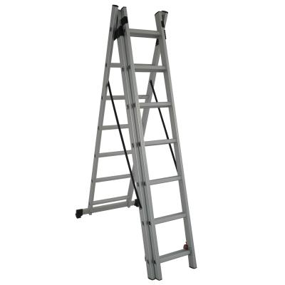 China Folding ladders folding stairs ecomoic price aluminum step ladder DLE314 for sale