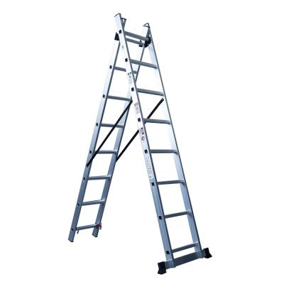 China Industrial Popular Folding Ladders CE / SGS Approved Ladder Aluminum With Hang Hook for sale