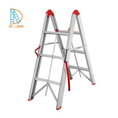 China Aluminum Telescopic Step Ladders Folding Step Ladder Foldable Small Ladder Household for sale