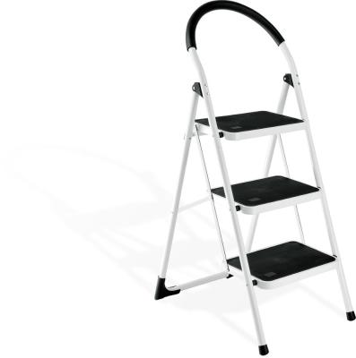 China 2016 Indoor Hot Sale 3 Leg Steel Step Ladder, Portable Step Ladder With Handrail, for sale