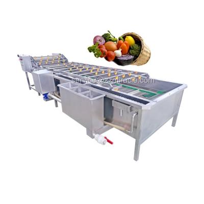 China Air Bubble Fruit Seal Washing Machine Strawberry Washing Vegetable Washing Machine for sale