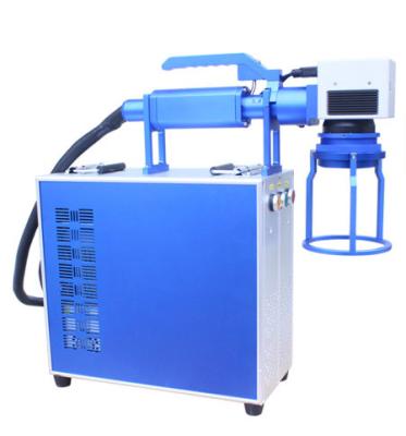 China Air-cooled Miniature CO2 Laser Engraving Machine Small Portable Desktop Cheap Price MUHUA mini for sale