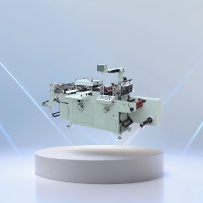 China Lable MAX MATERIAL FEEDING WIDTH OF 350MM FOR HIGH-SPEED PRECISION DIE CUTTING APPLICATIONS FLATBED DIE CUTTING MACHINE for sale