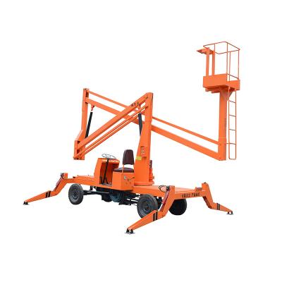 China Widely Straight Curved Boom Lift Crawler Boom Car Lift Tables Arm Lift with Diesel Electric Battery Truck Boom Lift for sale