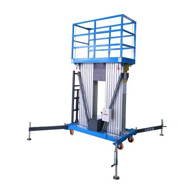 China High Quality Hotel Aluminum Alloy 10m Lift Platform Outdoor Mobile Electric Lifts Lift Hydraulic Ladder Lift For Sale for sale