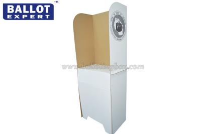 China Easy Erected Folding Election Polling Booths , Cardboard Polling Booth for sale