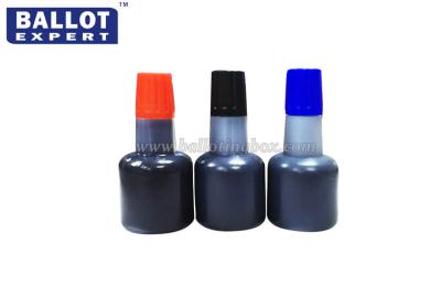 China No Smell Office Flash Stamp Pad Ink Colorful With Plastic Bottle for sale