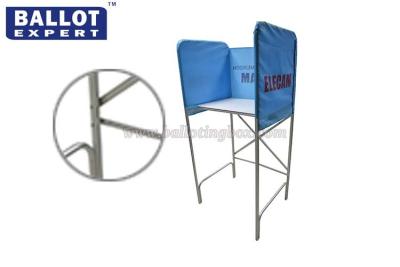 China Collapsable Metal Stand Cardboard Voting Booth For Registration for sale