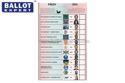 Chine Couleur non-enduite de bulletin de vote de vote de pâte de bois adaptée aux besoins du client pour l'élection à vendre