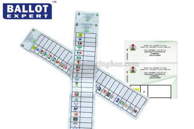 China Custom Decision Card Voting Ballot Paper SE - SCC002 For Nigeria Election for sale