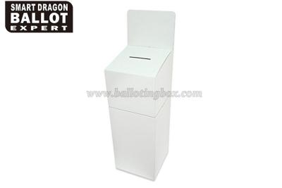 China Custom White Paper Cardboard Ballot Box Weight 2.3~2.8kg For Election for sale