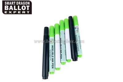 China Purple Blue Green Red Indelible Ink Pens Marker For Election , waterproof ink pen for sale