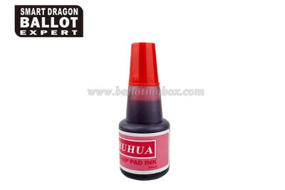 China Waterproof Rubber Stamp Pad Oil Based Stamp Ink Black 30ml Each High Gloss for sale