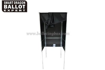 China El aluminio plegable presenta la cabina de votación negra del metal de la cabina de votación de la cartulina en venta