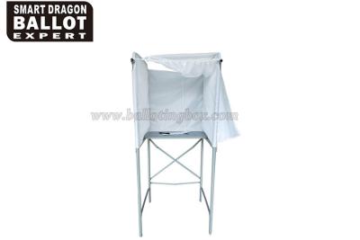 China Customizable White Metal Table Voting Cardboard Voting Booth For Election for sale