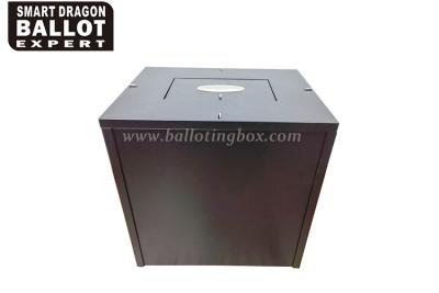 China Wahlurne-sichere Wahl-Wahlurne L*W*H 45*35*45.5Cm schwarze Metall zu verkaufen