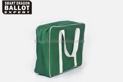 China 6ood Nylon Reusable Nylon Bag Silk Screen Printing Bag With Two Zipper Heads for sale