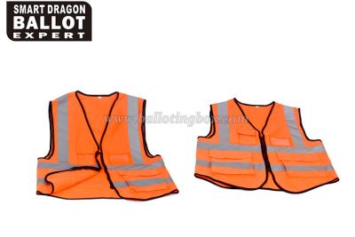 China Comfortable Waterproof PVC Reflective Safety Vest Customized Size for sale