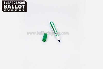 China Plastic Office Indelible Ink Pens / Voting Election Marker Pen With Bullet Fiber Tip for sale