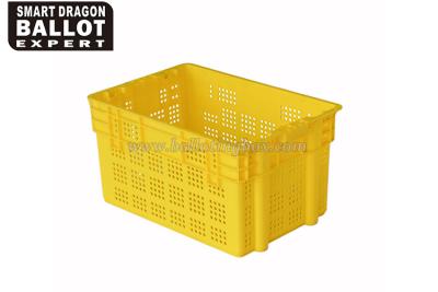 China Multifunctionele Vierkante Stapelbare Plastic Opslagdoos 59,2 * 39,8 * 31.5cm Te koop