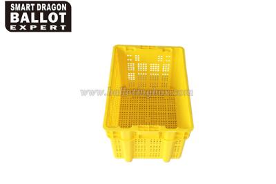 Chine Boîte de rangement en plastique d'agriculture végétale empilable/caisse en plastique pliante à vendre