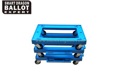 China Heavy Duty Blue Plastic Moving Dolly For Workshop Load Capacity 150 - 250kg for sale