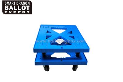 China Moving Equipment Industrial Pallet Dolly / Hand Truck Cart PP Material for sale