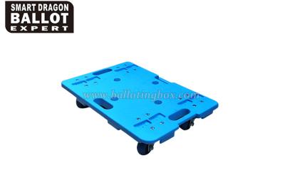 China Customized Size 60 * 40 * 12.5 Plastic Moving Dolly With 4 Wheels Anti - Static for sale