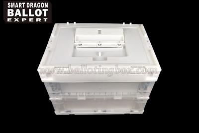 China Durable PP Material Plastic Ballot Box Outer Size 36*26*285cm for sale