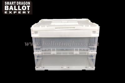 China Single Box Bearing 10kg Foldable Plastic Ballot Box Bottom Reinforcement for sale