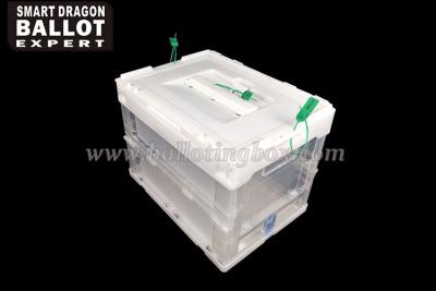 China Inner Size 33*23*26cm Folding Voting Bin Easy To Carry And Transport for sale