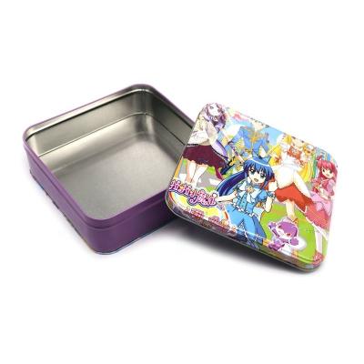 China Multifunctional Gift Food Grade Square Biscuit Tin Box Custom Metal Tin for sale