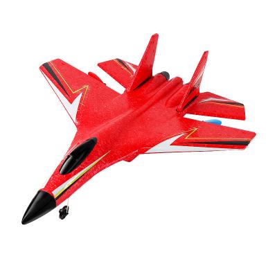 China Weiyiqing 2023 Airplane Automatic Fixed-wing Anti-fall Air Glider Fighter Model Planes Unbreakable Throwback rc flying toy for sale