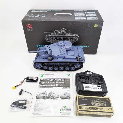 China German Factory 3848 Wi-Fi HOSHI III Infrared German Wi-Fi 3848 Rc Tank Bombing Tank 1:16 Battle Bombing Tank Toy Kids Christmas Gifts for sale