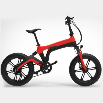 China 20 inch 250w City Ebike Fat Tire Electric Bicycle Adult Bicycle Mauntain Bike HOT SALE Full Fat Electric Foldable Suspension for sale