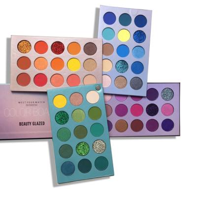 China Waterproof Eyeshadow 60 Colors Makeup Palette Highlighter Bars Eye Make Up High Dye Shimmer Eyeshadow Palette for sale