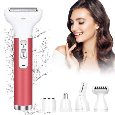 China Household Hair Remover for Women, Painless 5 in 1 Madame Waterproof Electric Shaver USB Rechargeable for sale