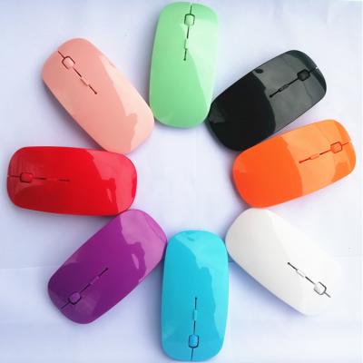 China Mini Portable 2.4GHz Radio Laptop Computer Optical Mini Wireless Mouse with Custom Logo for sale