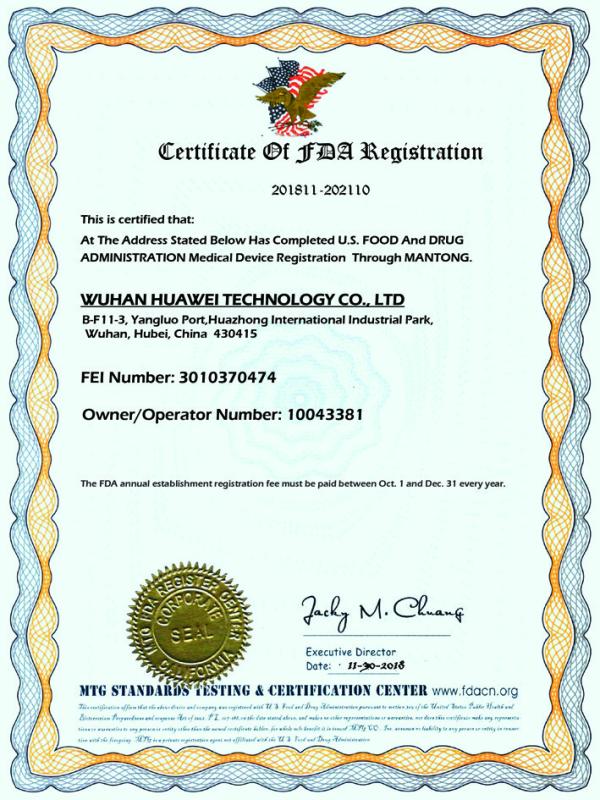 FDA - Wuhan Huawei Technology Co., Ltd.