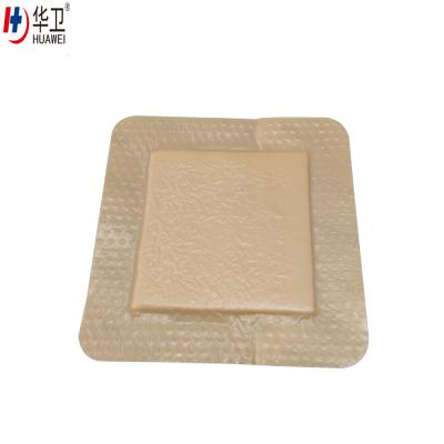 Cina Fasciatura 10X10cm su assorbente del silicone impermeabile con colore della pelle in vendita