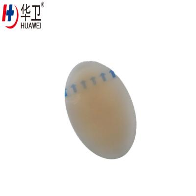 China Os materiais de consumo médicos 5*10 cm avançaram o remendo sem fôlego Hydrocolloid com beira fina à venda