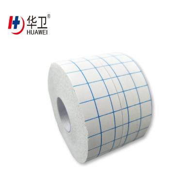 China Non woven adhesive tape, fixing roll plaster Medical nonwoven adhesive wound care dressing for sale