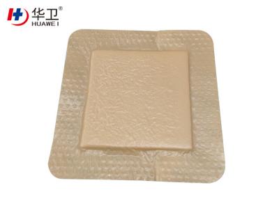 China adhesive absorbent pad silicone foam wound dressing with border for sale