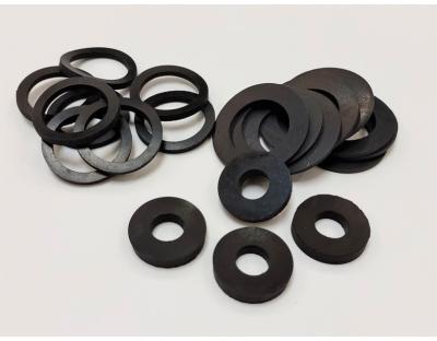 China FKM FPM NBR EPDM HNBR Flachform O Ringe Härte 90 Schwarze Farbe Flachform Gummi zu verkaufen