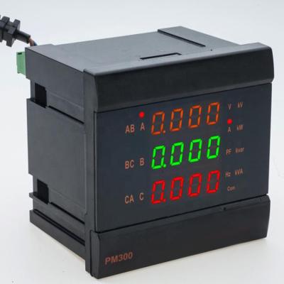 China Current Price DC/AC Voltage Meter Panel Current Frequency Digital Power Meter Em 300U-7 for sale